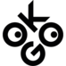 Logo with the four letters O, K, G and O arranged in a square.